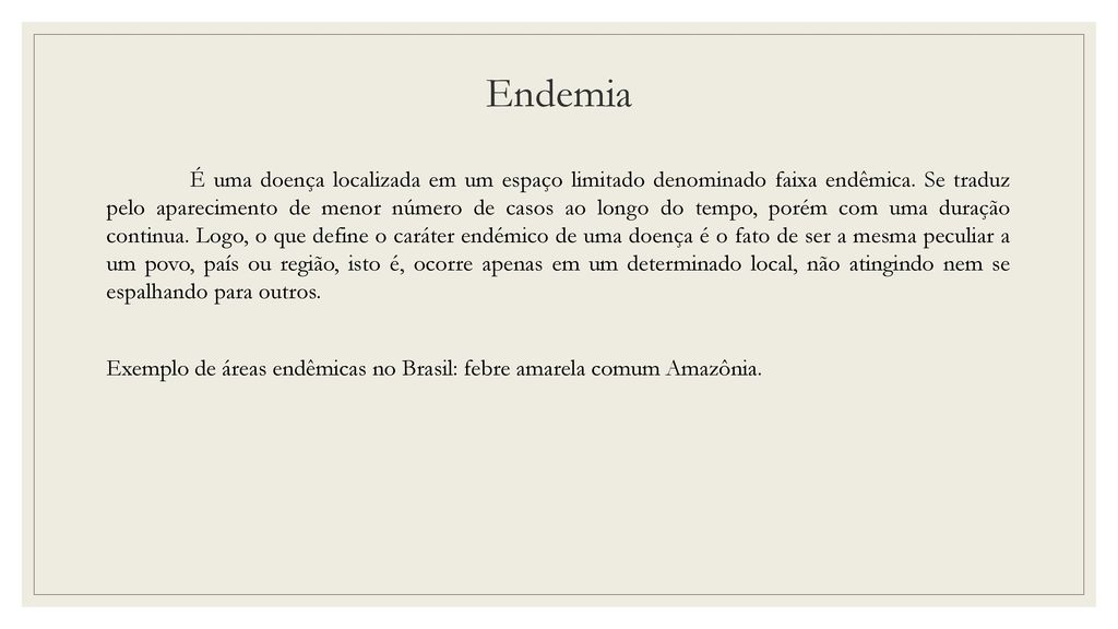 Endemia