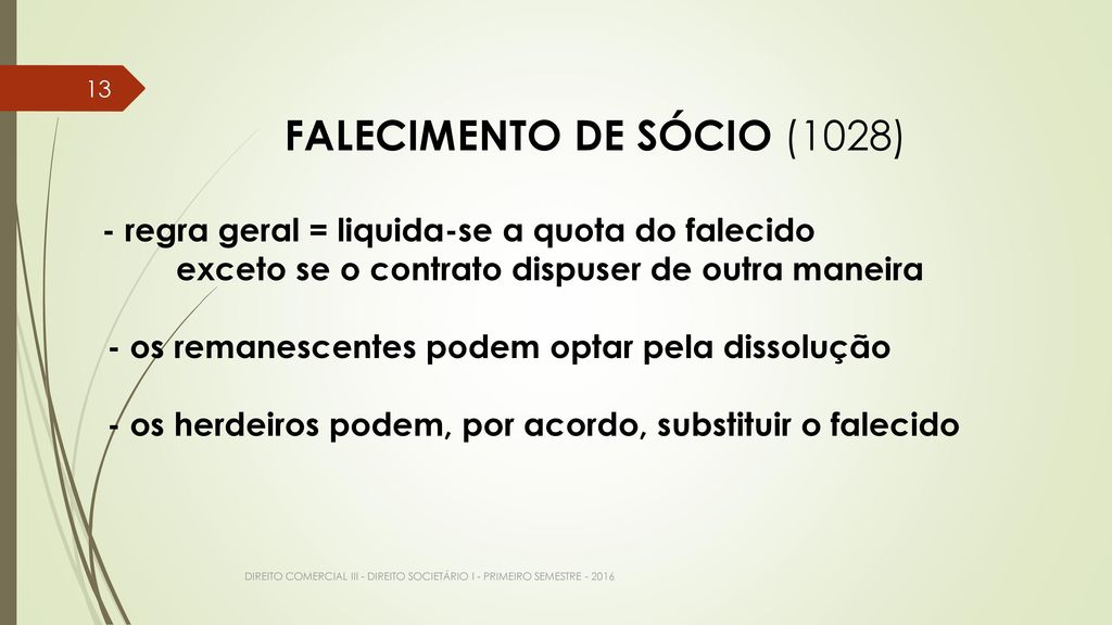 FALECIMENTO DE SÓCIO (1028)