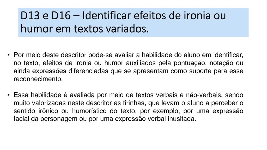 Identificar Efeitos De Ironia Ou Humor Em Textos Variados 5o Ano Texto Exemplo 6094