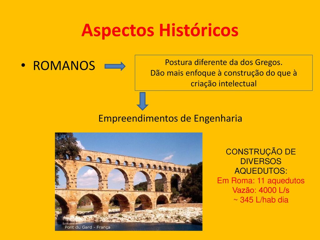Aspectos Históricos ROMANOS Empreendimentos de Engenharia