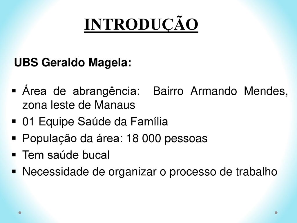 INTRODUÇÃO UBS Geraldo Magela: