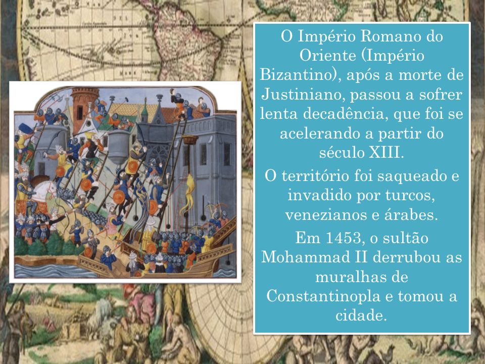 O território foi saqueado e invadido por turcos, venezianos e árabes.