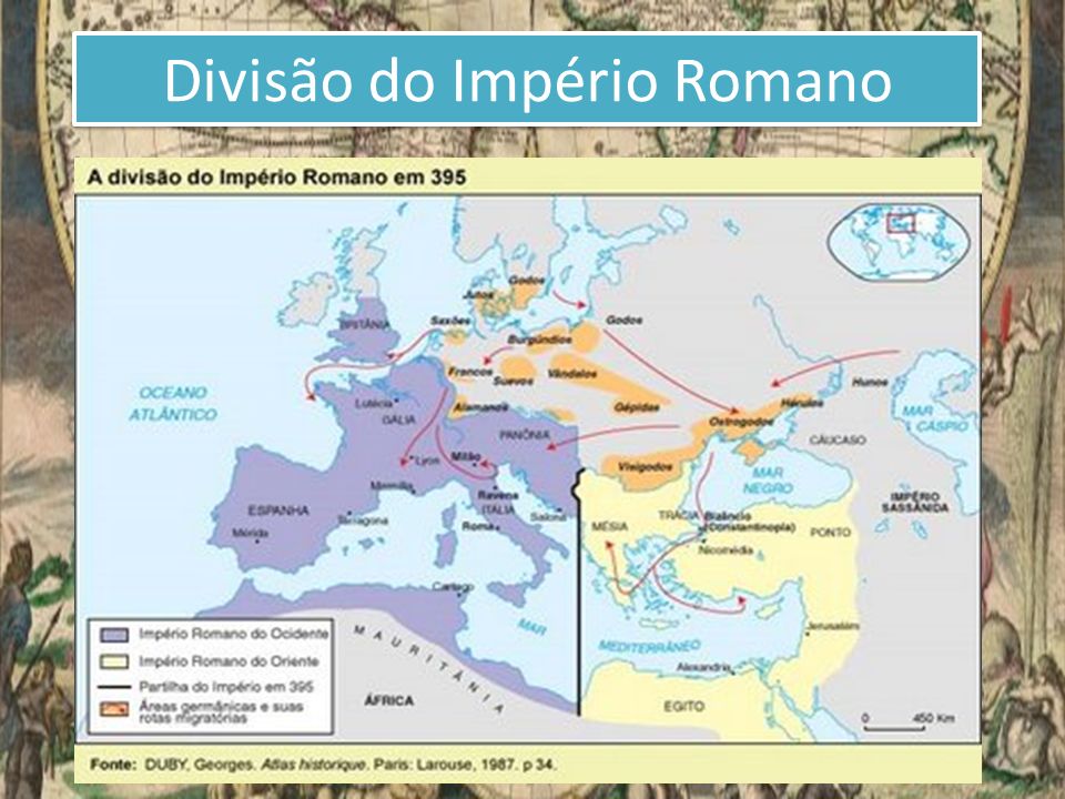 Divisão do Império Romano