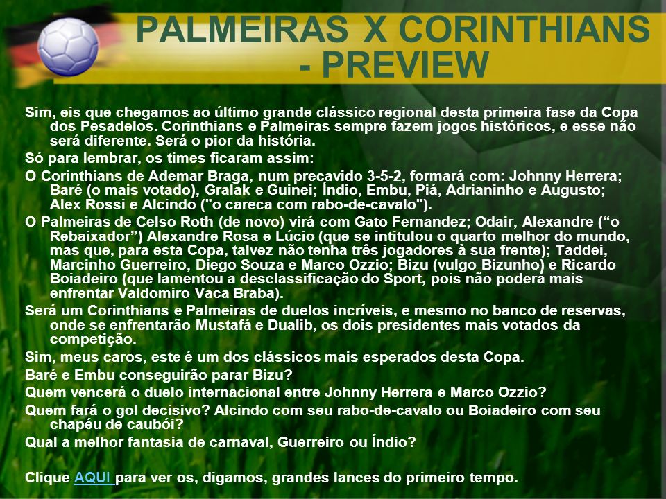 Piadas de porco Ops palmeirenses 2ª parte (O Palmeiras não tem