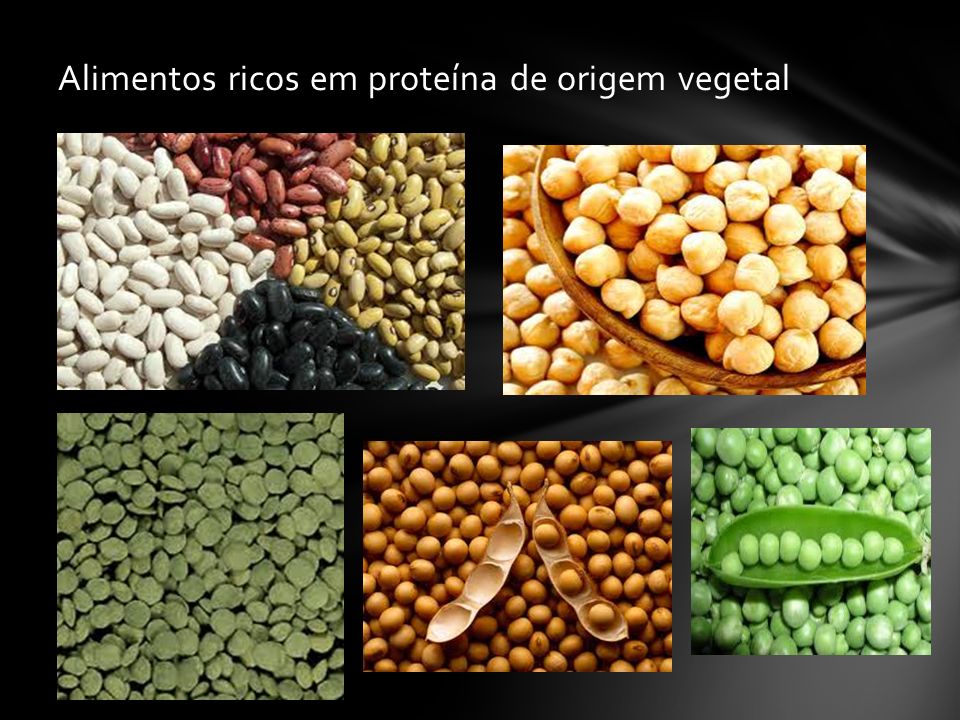 Alimentos ricos em proteína de origem vegetal