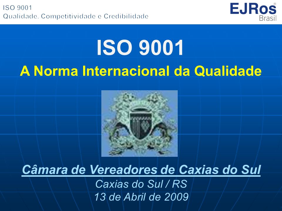 ISO 9001 A Norma Internacional da Qualidade