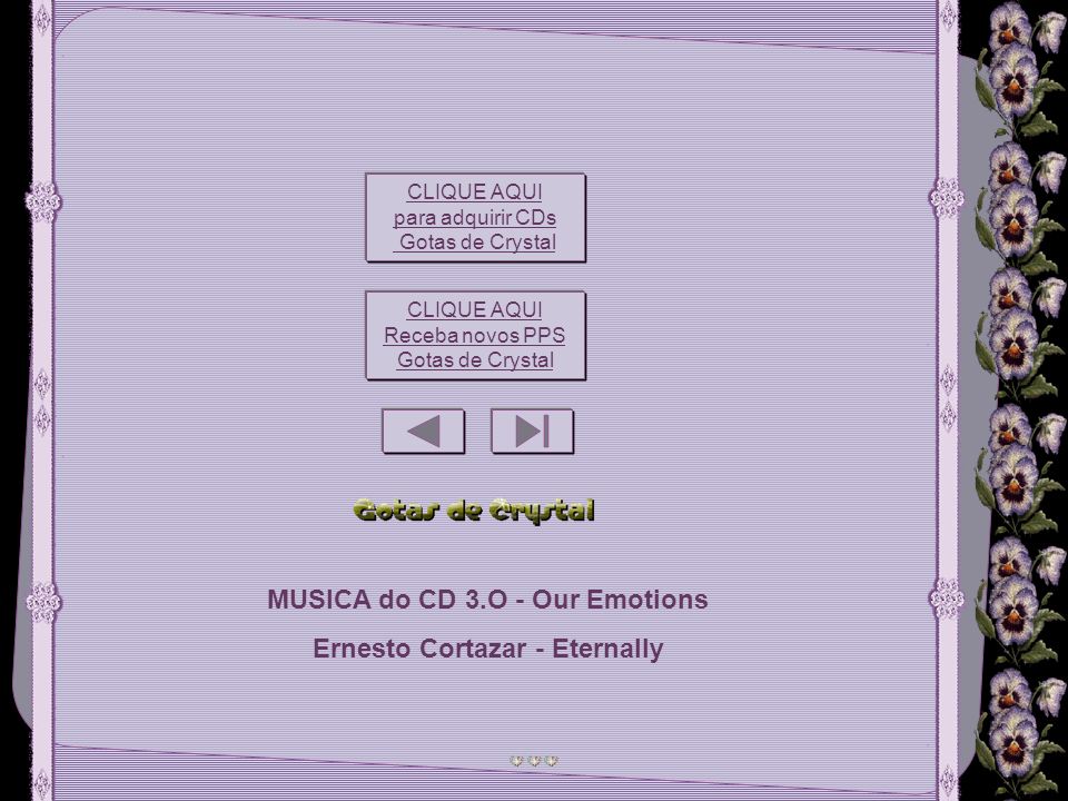 MUSICA do CD 3.O - Our Emotions Ernesto Cortazar - Eternally