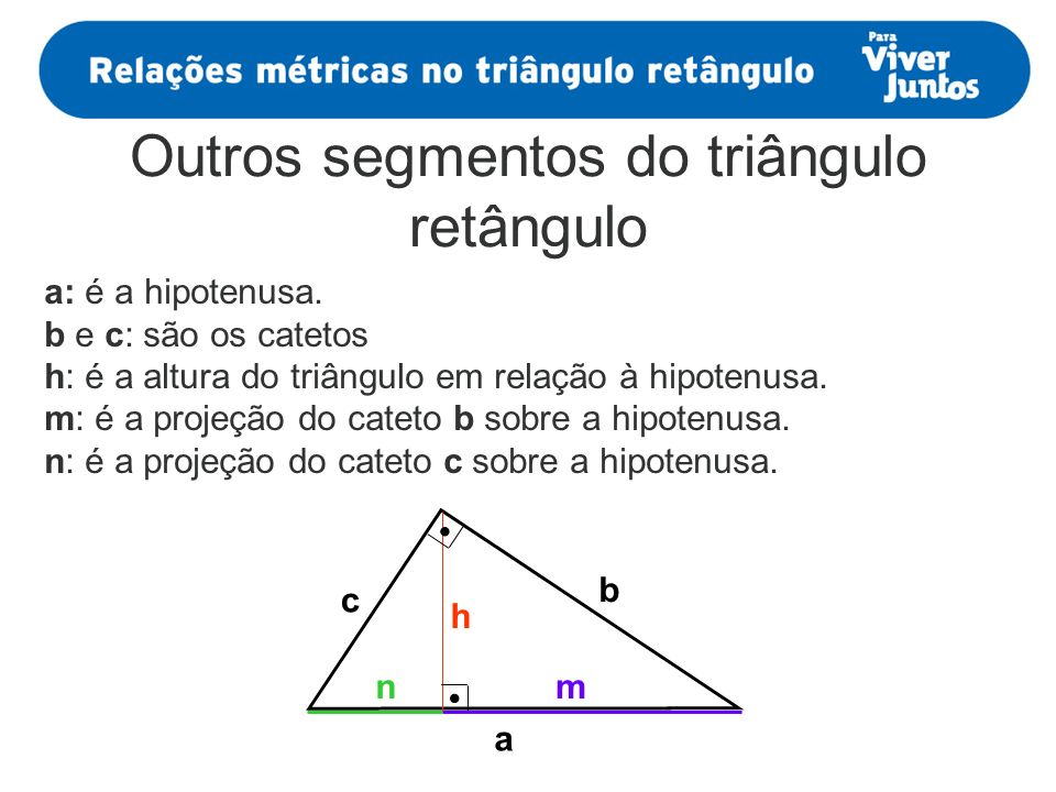 Relações métricas no triângulo retângulo - ppt carregar
