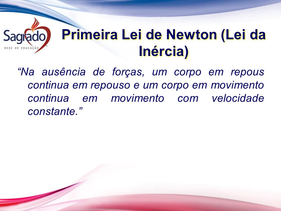 Primeira Lei de Newton (Lei da Inércia)