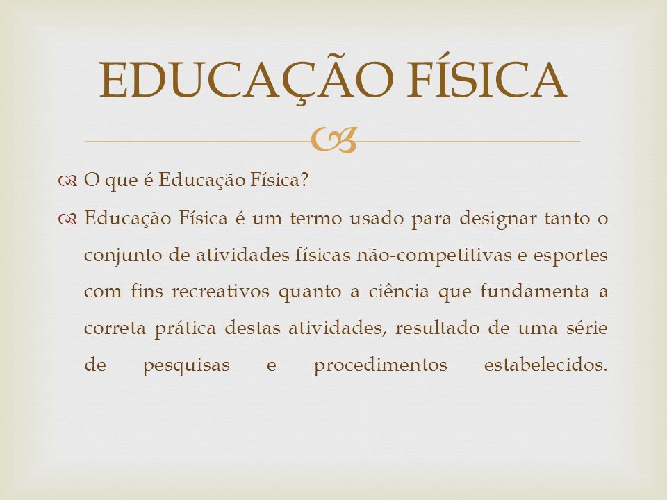 O que é Educação Física? - Brasil Escola