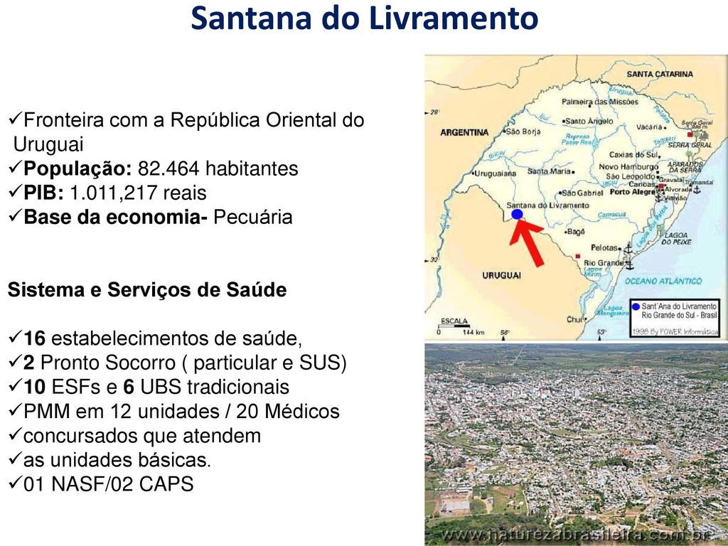 Santana do Livramento Fronteira com a República Oriental do Uruguai
