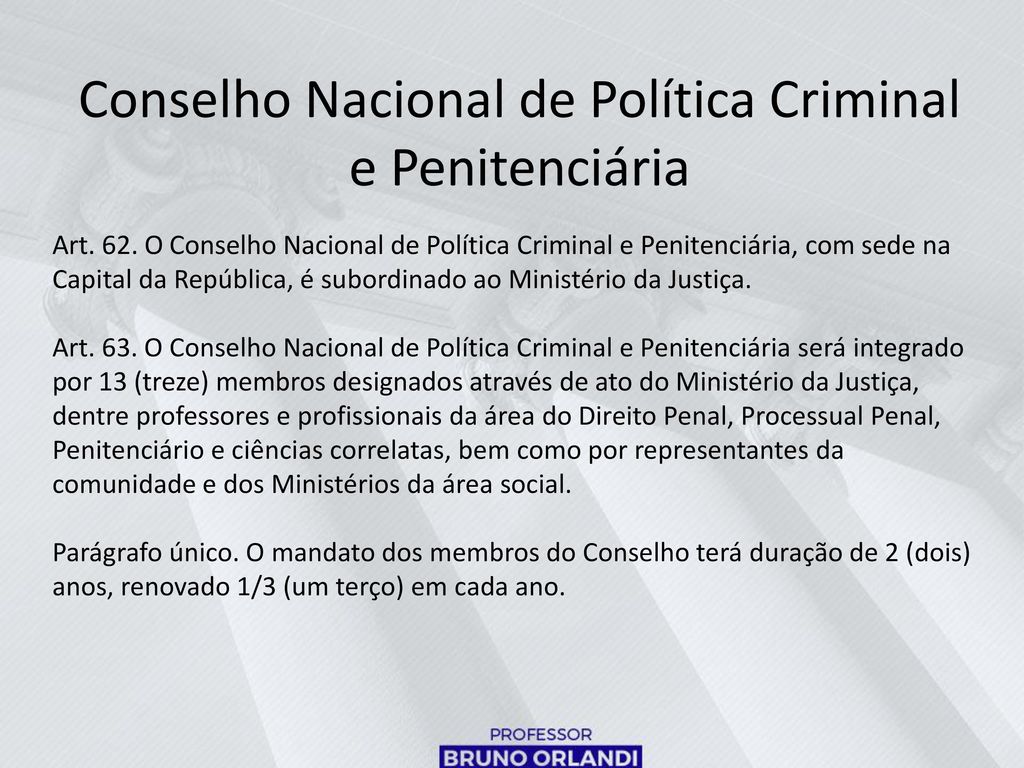 Conselho Nacional de Política Criminal e Penitenciária
