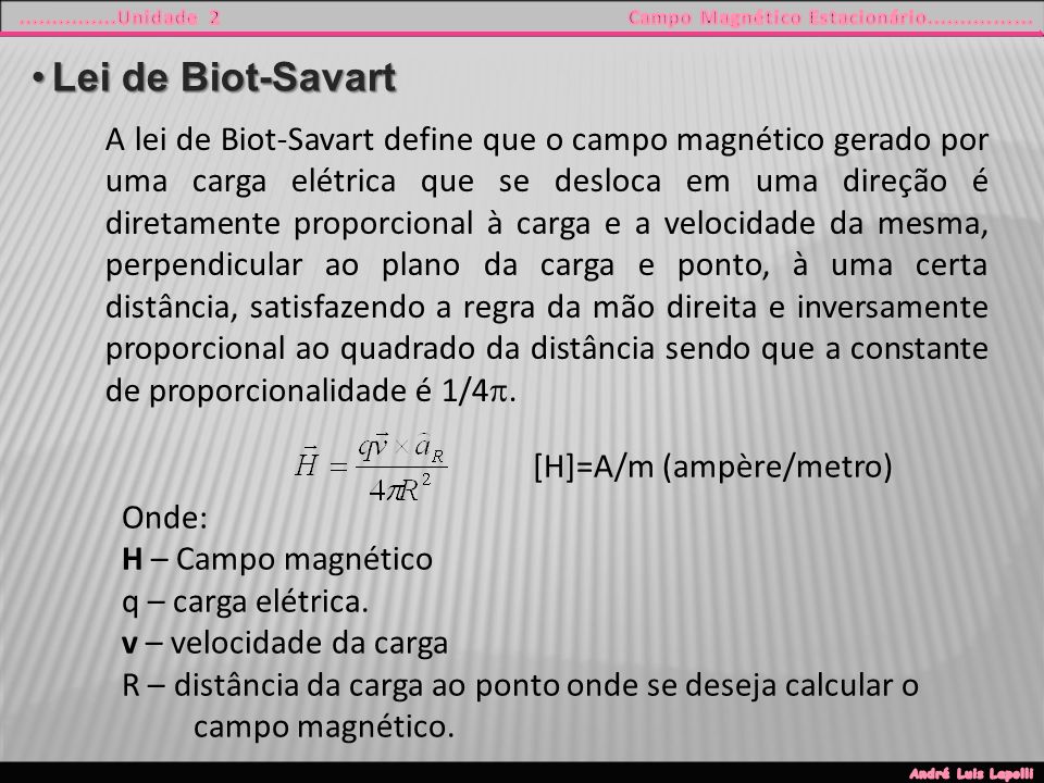 Lei de Biot-Savart