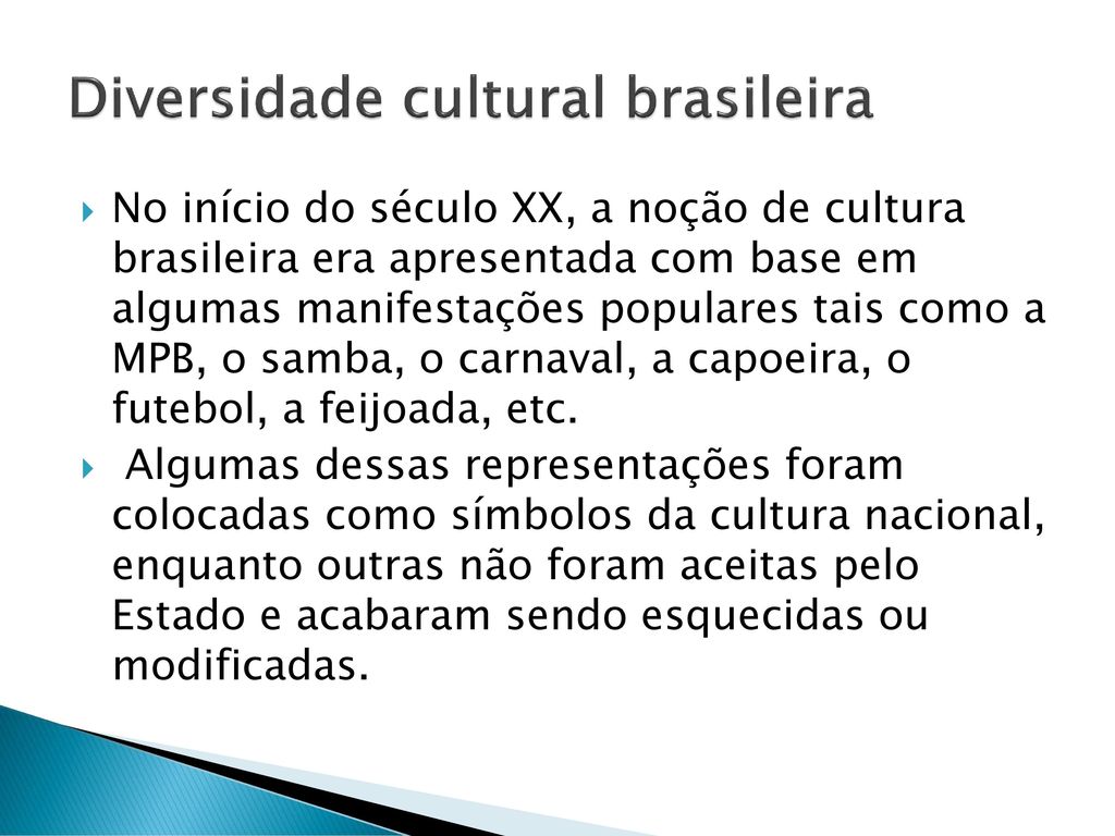 Diversidade cultural brasileira