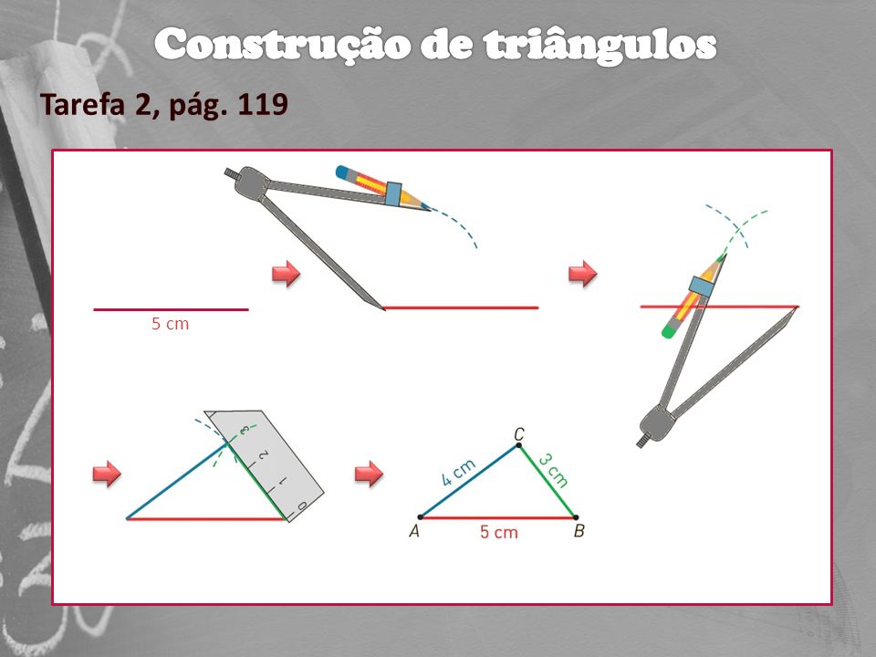 Construção de triângulos