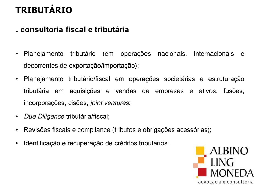 TRIBUTÁRIO . consultoria fiscal e tributária