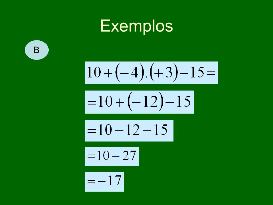 Exemplos B