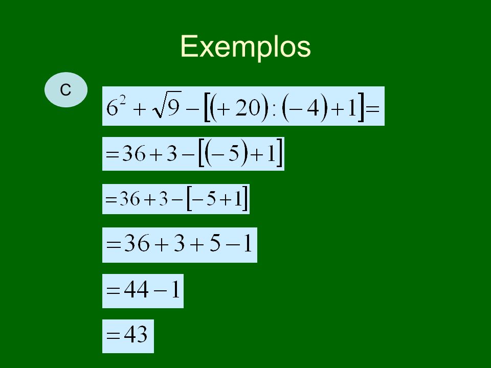 Exemplos C