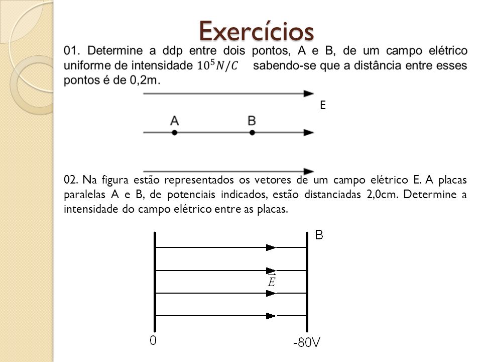 Exercícios E.