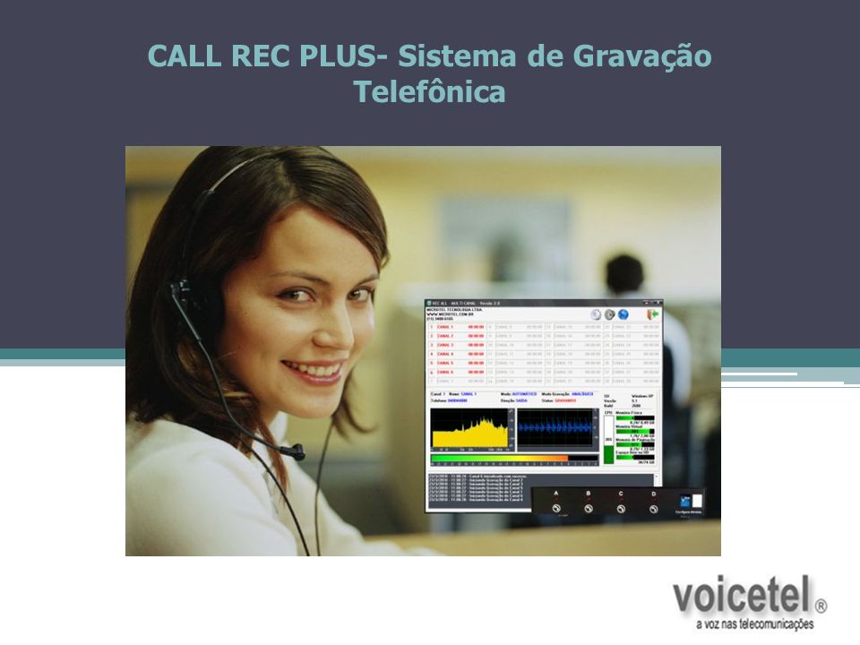 CALL REC PLUS- Sistema de Gravação Telefônica