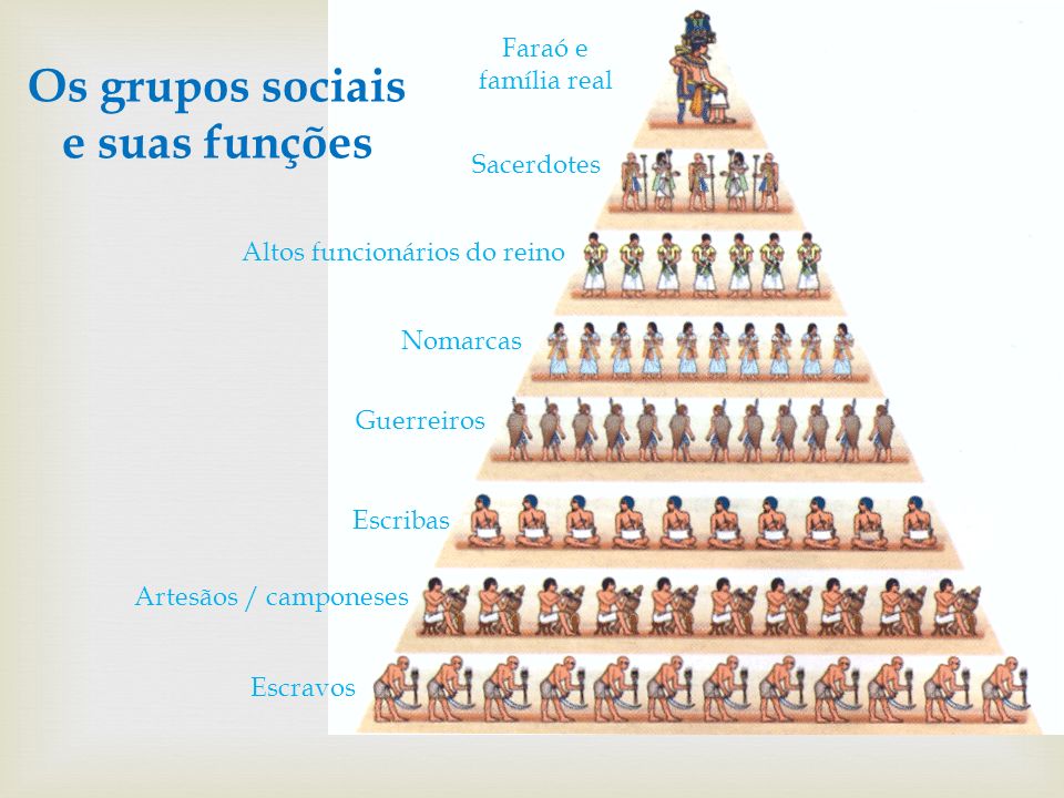 Os grupos sociais e suas funções