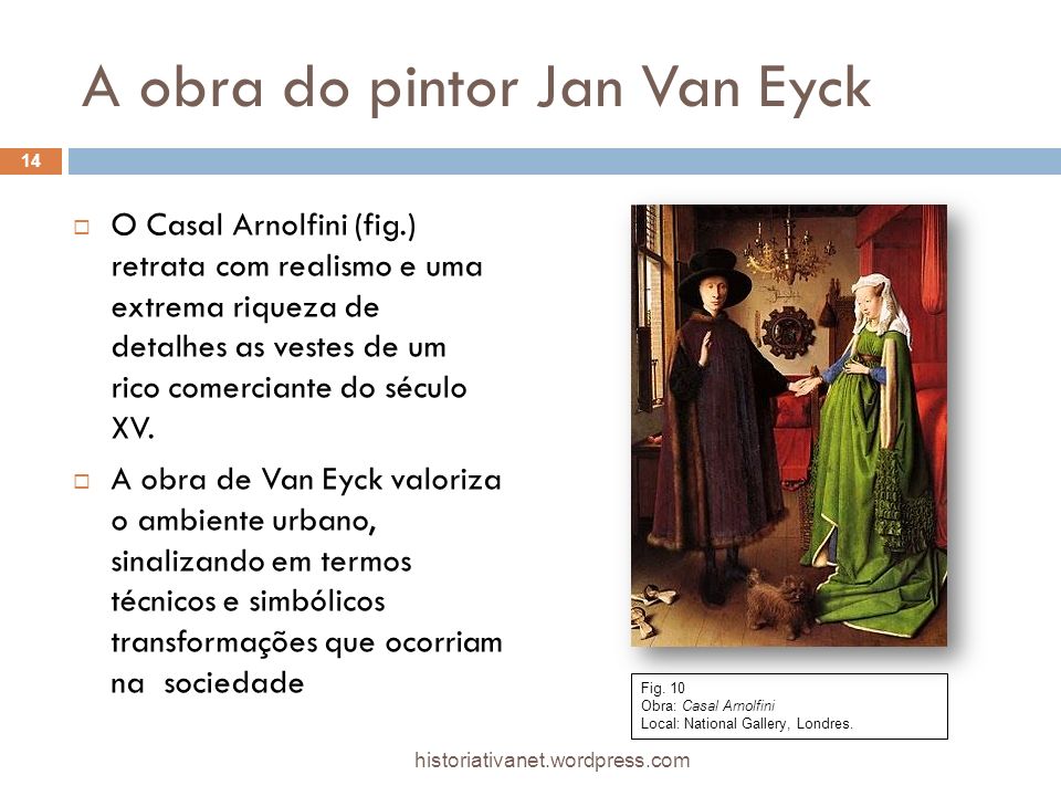 A obra do pintor Jan Van Eyck
