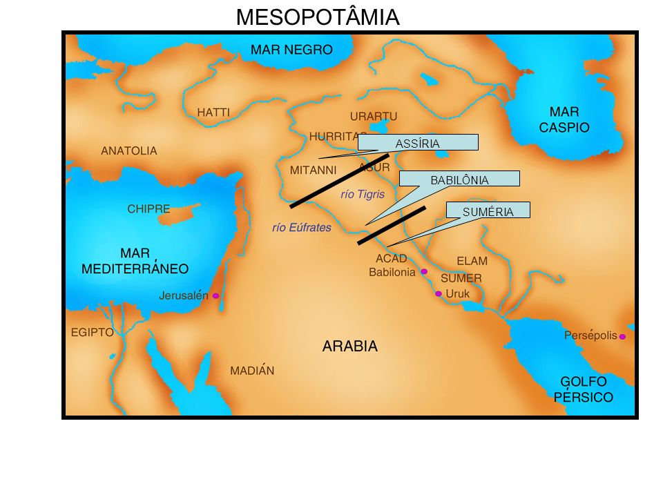 MESOPOTÂMIA ASSÍRIA BABILÔNIA SUMÉRIA