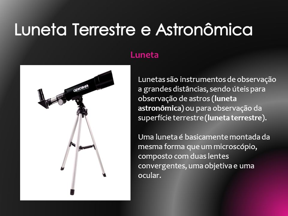Luneta Terrestre e Astronômica