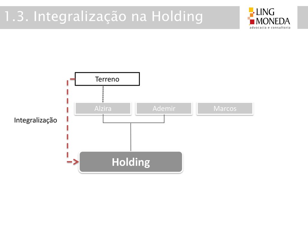 1.3. Integralização na Holding