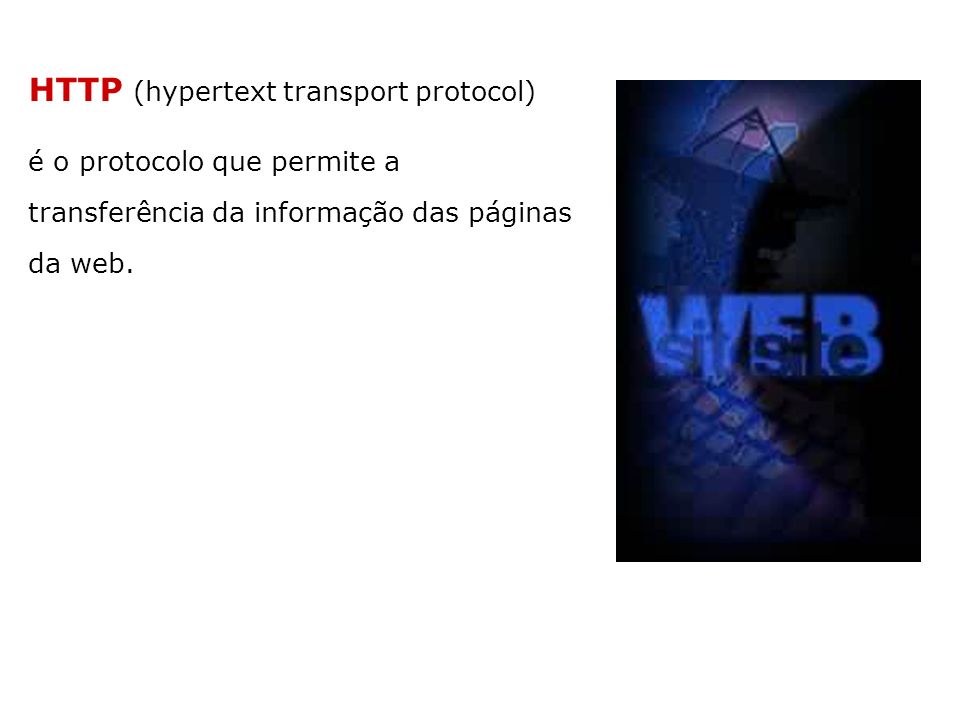 HTTP (hypertext transport protocol)