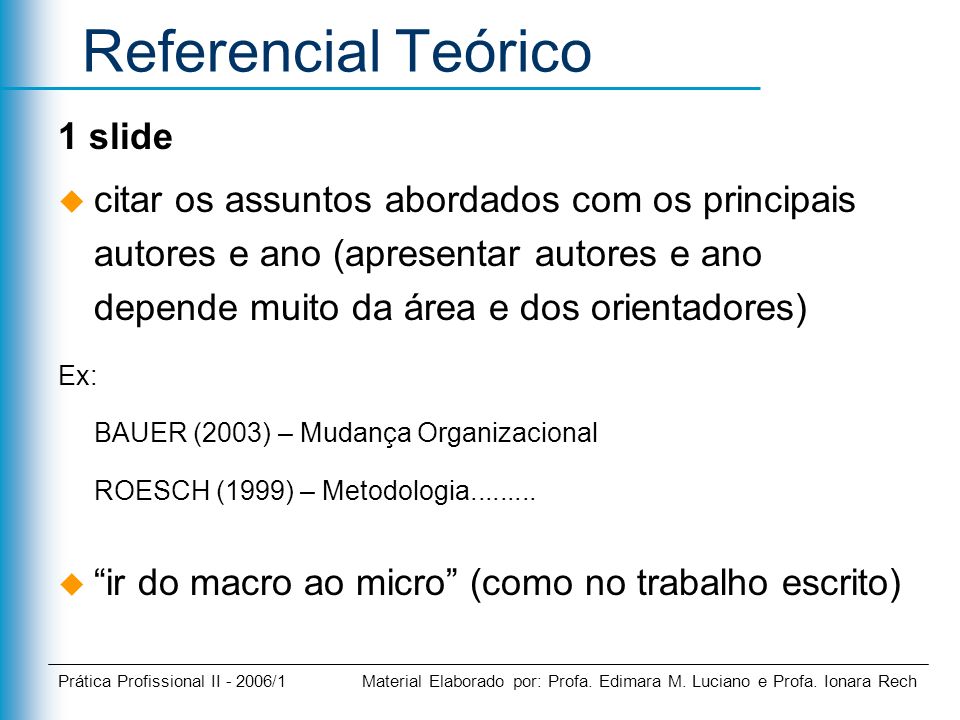 Referencial Teórico 1 slide