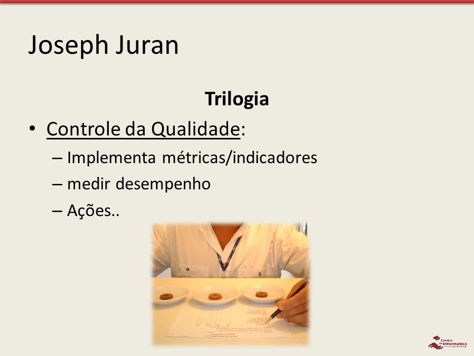 Joseph Juran Trilogia Controle da Qualidade: