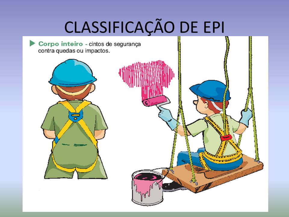 CLASSIFICAÇÃO DE EPI