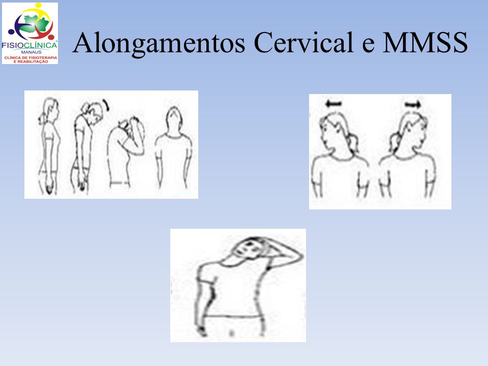 Alongamentos Cervical e MMSS
