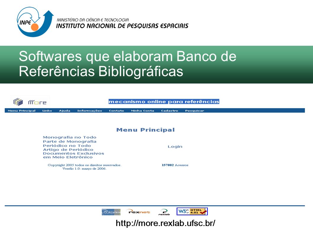 Softwares que elaboram Banco de Referências Bibliográficas