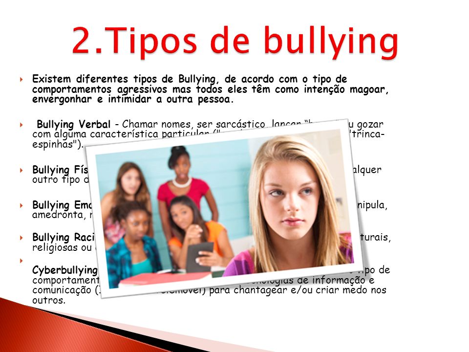 2.Tipos de bullying