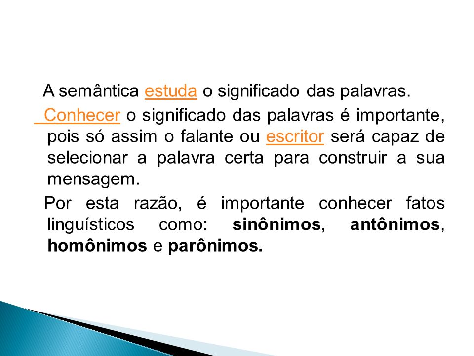 SIGNIFICAÇÃO-DAS-PALAVRAS-I - Português