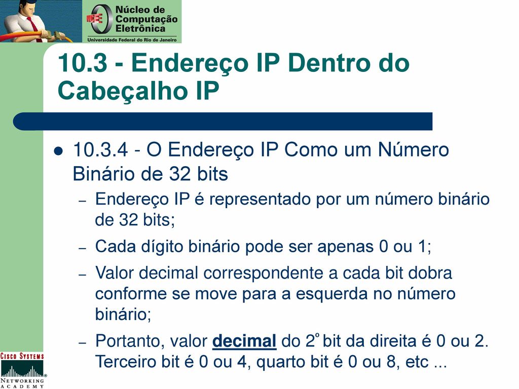 Endereço IP Dentro do Cabeçalho IP