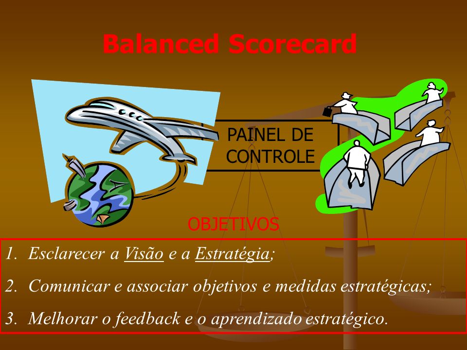 Balanced Scorecard PAINEL DE CONTROLE OBJETIVOS