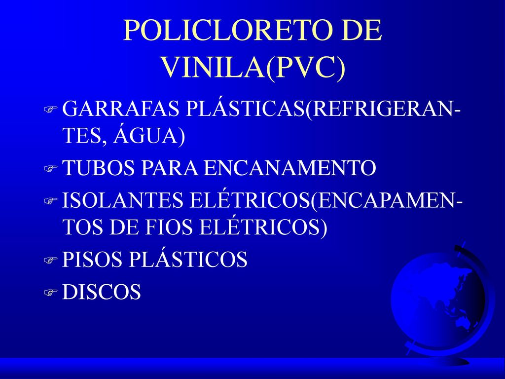 POLICLORETO DE VINILA(PVC)