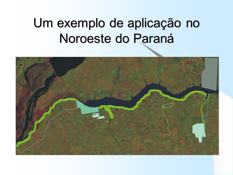 Um exemplo de aplicação no Noroeste do Paraná