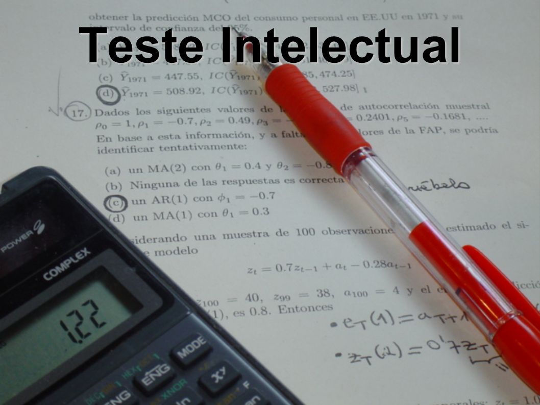 Teste Intelectual