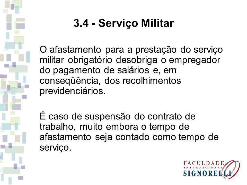 3.4 - Serviço Militar