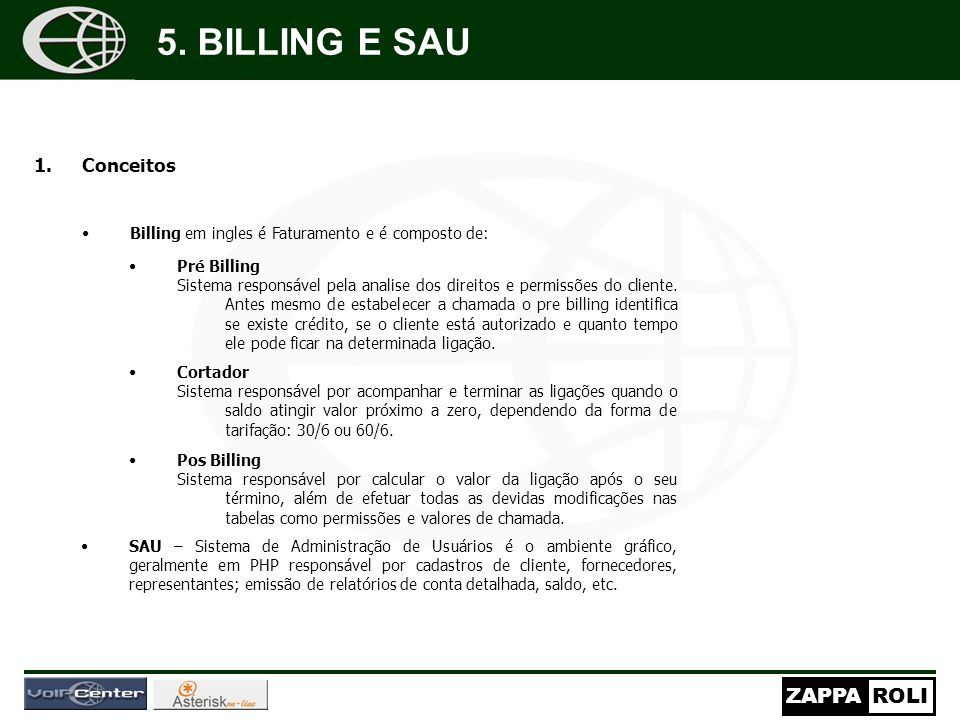 5. BILLING E SAU Conceitos