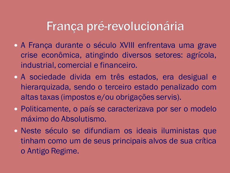França pré-revolucionária