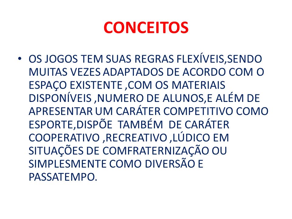 JOGOS POPULARES CONCEITOS - ppt video online carregar