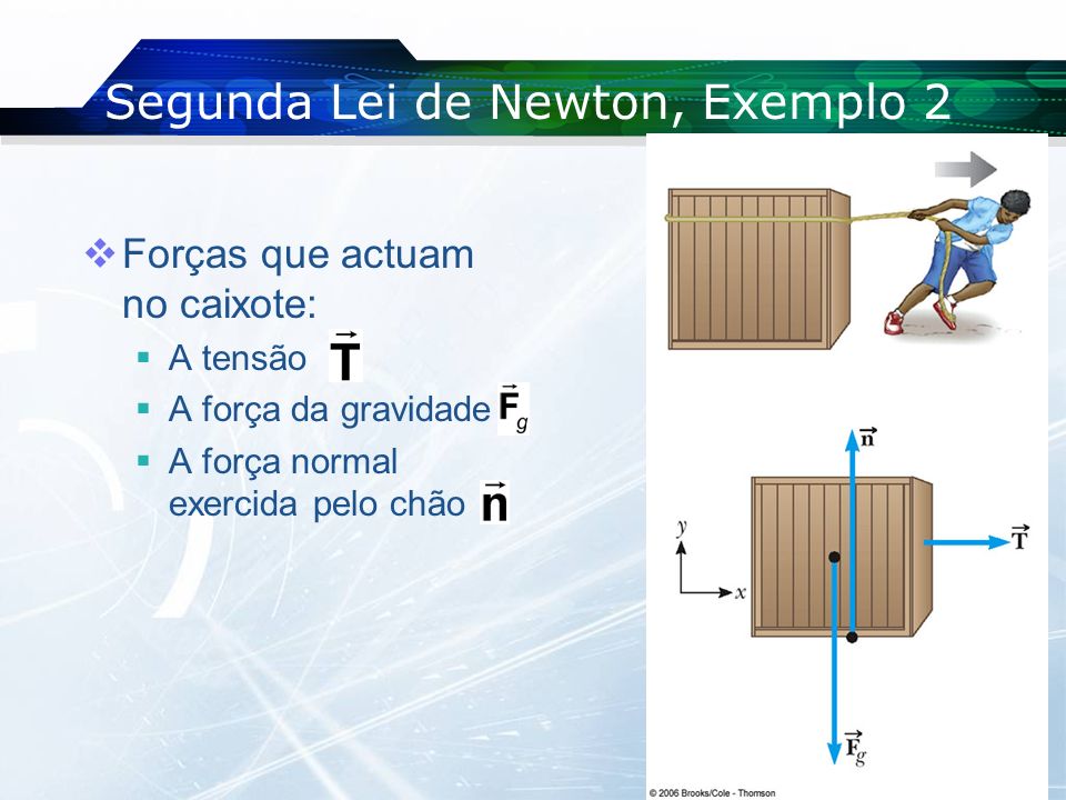 Segunda Lei de Newton, Exemplo 2