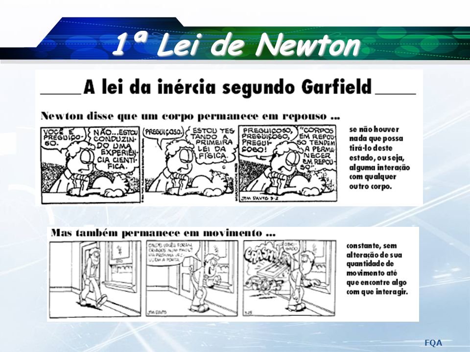 1ª Lei de Newton FQA