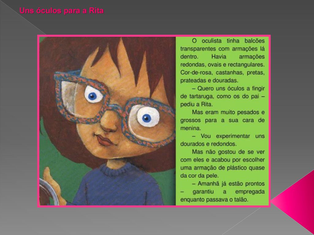 Uns óculos para a Rita Luísa Ducla Soares Trabalho baseado no site  [consult. em ] - ppt carregar