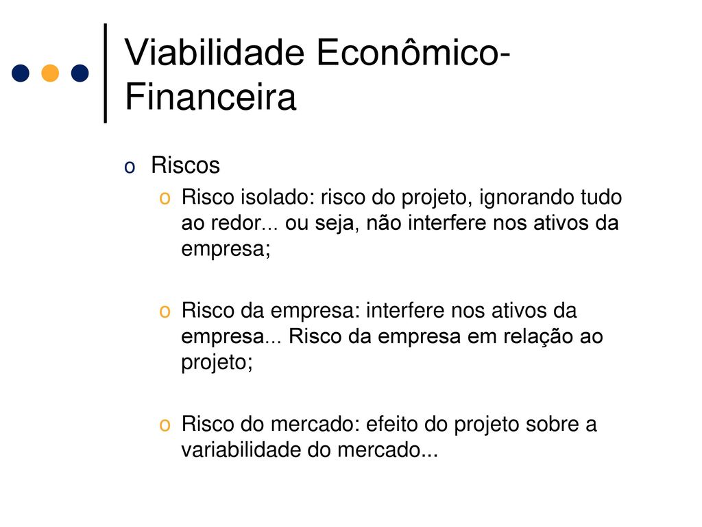 Viabilidade Econômico-Financeira